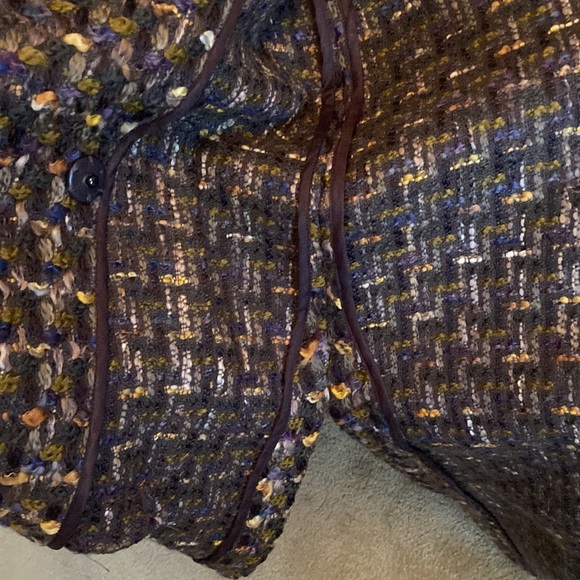 PRINGLE OF SCOTLAND hand woven coat size S - Picture 15 of 16